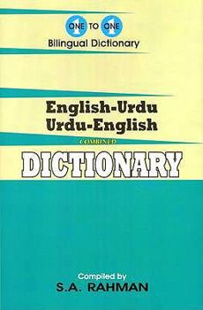 Hardcover English-Urdu & Urdu-English One-To-One Dictionary - Script & Roman Book