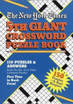 Hardcover New York Times 5th Giant Crossword Puzzle Book