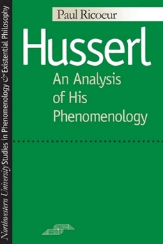 Hardcover Husserl: An Analysis of His Phenomenology Book