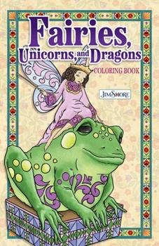 Paperback Jim Shore Fairies, Gnomes & Dragons Coloring Book