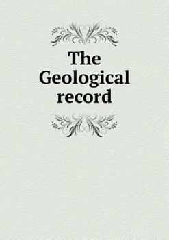 Paperback The Geological record Book