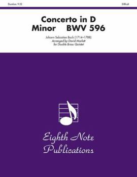 Paperback Concerto in D Minor, Bwv 596: Score & Parts Book