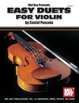 Paperback Easy Duets for Violin Book