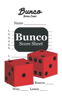 Paperback Bunco Score Sheet: Pocket Book 5" x 8" Bunco Score Cards Book