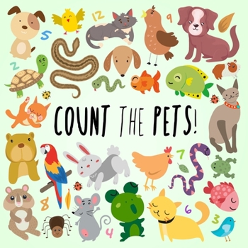 Paperback Count the Pets! [Large Print] Book