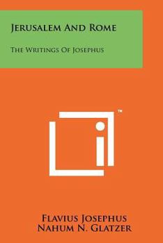 Paperback Jerusalem And Rome: The Writings Of Josephus Book