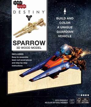 Paperback Incredibuilds: Destiny: Sparrow 3D Wood Model Book