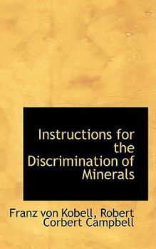Paperback Instructions for the Discrimination of Minerals Book