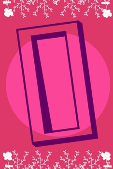 O: letter O initial alphabet monogram journal notebook - pretty pink - Monogrammed confetti writing journal notebook or diary with women kids and girls - Planner gift - 110 Pages - Size 6x9