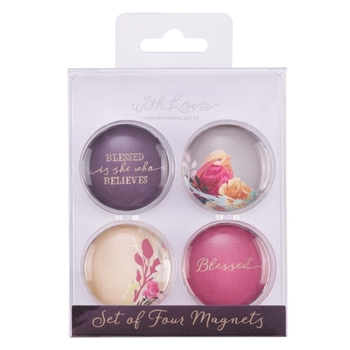 Magnet Set Glass Blessed Is She