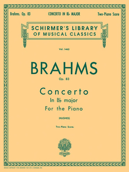 Paperback Concerto No. 2 in Bb, Op. 83: Schirmer Library of Classics Volume 1465 Piano Duet Book