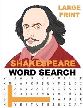 Paperback Shakespeare Word Search: Word Search Puzzle Book, William Shakespeare Comedies - The Tempest, Taming of the Shrew, As You Like It, A Midsummer's Night Book