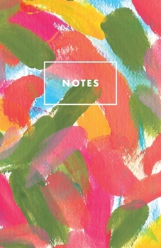 Notes: Colorful Finger Paint Paperback Journal / Diary / Notebook with 100 Lined, Cream-colored Pages for Writing Notes and Hand-Painted Design ... Prime Floridian (Prime Floridian Notebooks)