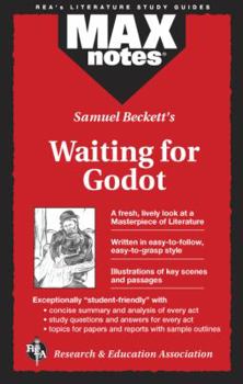 Paperback Waiting for Godot (Maxnotes Literature Guides) Book