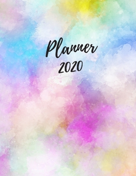 2020 Planner Weekly Monthly Pastels Colors, Daily Agenda, Calendar 12 months large (8,5 x 11 in) Pretty gift: Jan 1, 2020 to Dec 31, 2020: Weekly & Monthly View Planner, Organizer & Diary Notebook Jou
