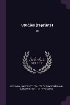 Paperback Studies (Reprints): 10 Book