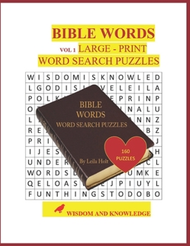 Paperback Bible Words Word Search Puzzles Book