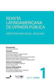 Paperback Revista Latinoamericana de Opinión Pública n°1: Investigación Social Aplicada [Spanish] Book