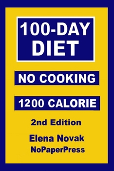 Paperback 100-Day No-Cooking Diet - 1200 Calorie Book