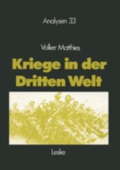 Paperback Kriege in Der Dritten Welt: Analyse Und Materialien [German] Book
