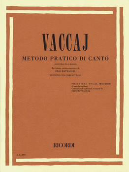 Paperback Practical Vocal Method (Vaccai) - Low Voice: Alto/Bass - Book/CD Book