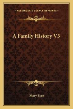 Paperback A Family History V3 Book