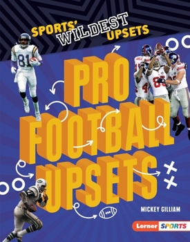 Library Binding Pro Football Upsets Book