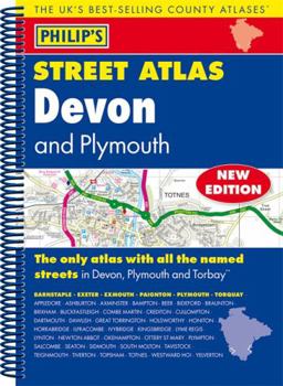 Spiral-bound Philips Street Atlas Devon [Unknown] Book