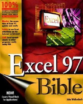 Paperback Excel 97 Bible Book