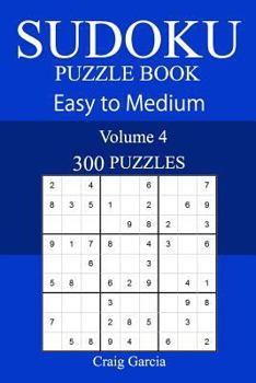 Paperback 300 Easy to Medium Sudoku Puzzle Book