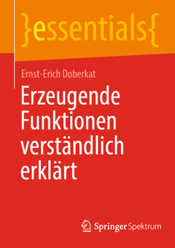 Paperback Erzeugende Funktionen Verständlich Erklärt [German] Book