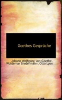 Hardcover Goethes Gespr Che Book