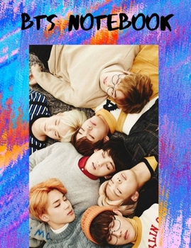 BTS Notebook: 120 Page College Ruled by 7.44" x 9.69 Notebook