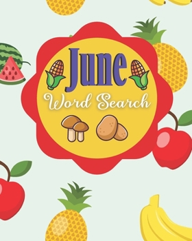 June Word Search: Gift For All Gemini & Cancer Family Members Born In June Who Love Roses and Honeysuckle