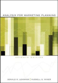 Paperback Analysis for Marketing Planning Book