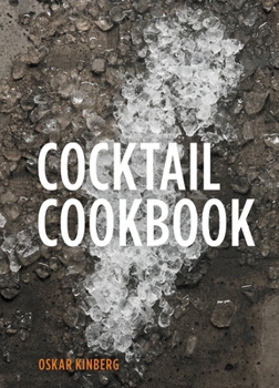 Hardcover Cocktail Cookbook Book