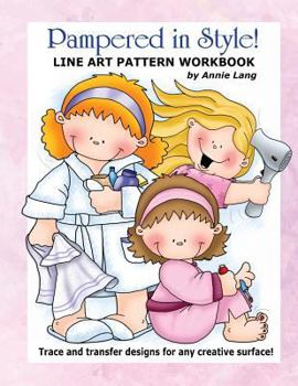Paperback Pampered in Style!: Line Art Pattern Workbook Book