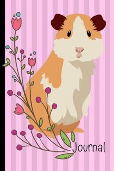 Journal: Guinea Pig Pink Journal Lined Blank Paper Diary