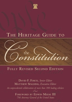 Hardcover The Heritage Guide to the Constitution Book