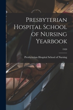 Paperback Presbyterian Hospital School of Nursing Yearbook; 1920 Book
