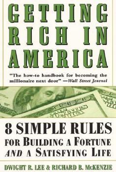 Paperback Getting Rich in America Book