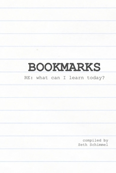 Paperback Bookmarks RE: what can I learn today? Book
