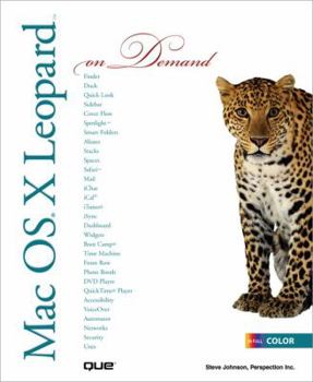Paperback MAC OS X Leopard on Demand Book