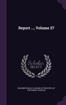 Hardcover Report ..., Volume 27 Book
