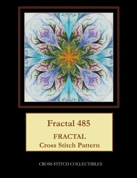 Paperback Fractal 485: Fractal cross stitch pattern [Large Print] Book