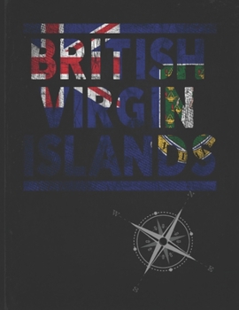 British Virgin Islands: Personalized Gift for Virgin Islander Friend for Travel  Undated Planner Daily Weekly Monthly Calendar Organizer Journal