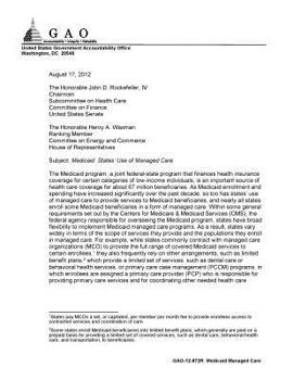 Paperback Medicaid: states' use of managed care Book