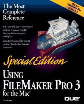 Paperback Special Edition Using FileMaker Pro 3 for the Mac Book