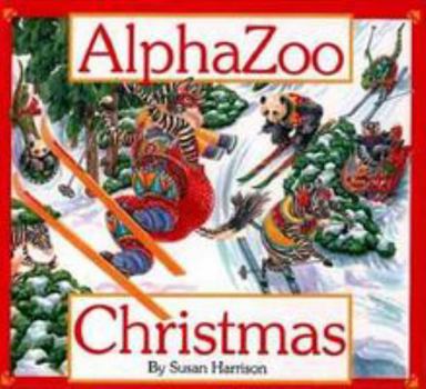 Hardcover Alpha Zoo Christmas Book