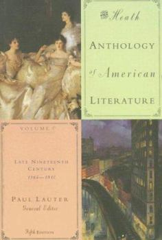 Paperback The Heath Anthology of American Literature: Volume C: Late Nineteenth Century: 1865-1910 Book